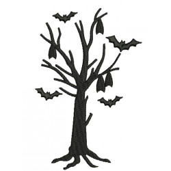 Stickdatei - Spooky Tree 1